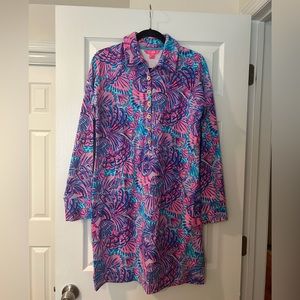 Lilly Pulitzer UPF 50+ Ports Popover Dress Size:M never worn